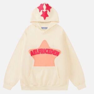 Aelfric Eden Vintage Star Cream Hoodie